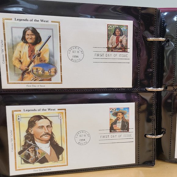 Collection of 136 Legends of the West U.S. First Day Covers - Picture 13 of 16